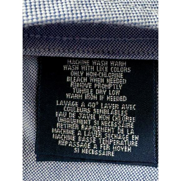 Ralph Lauren Classic Boys Button Down Dress Shirt Size 10 Blue - Picture 7 of 8